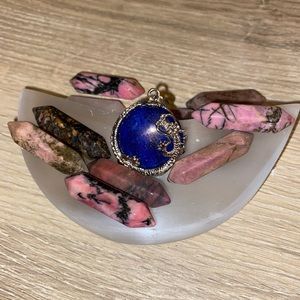 Genuine Lapis Lazuli Dragon Pendant